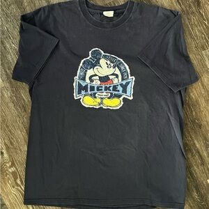 Disney Vintage Mickey Mouse Black Tee